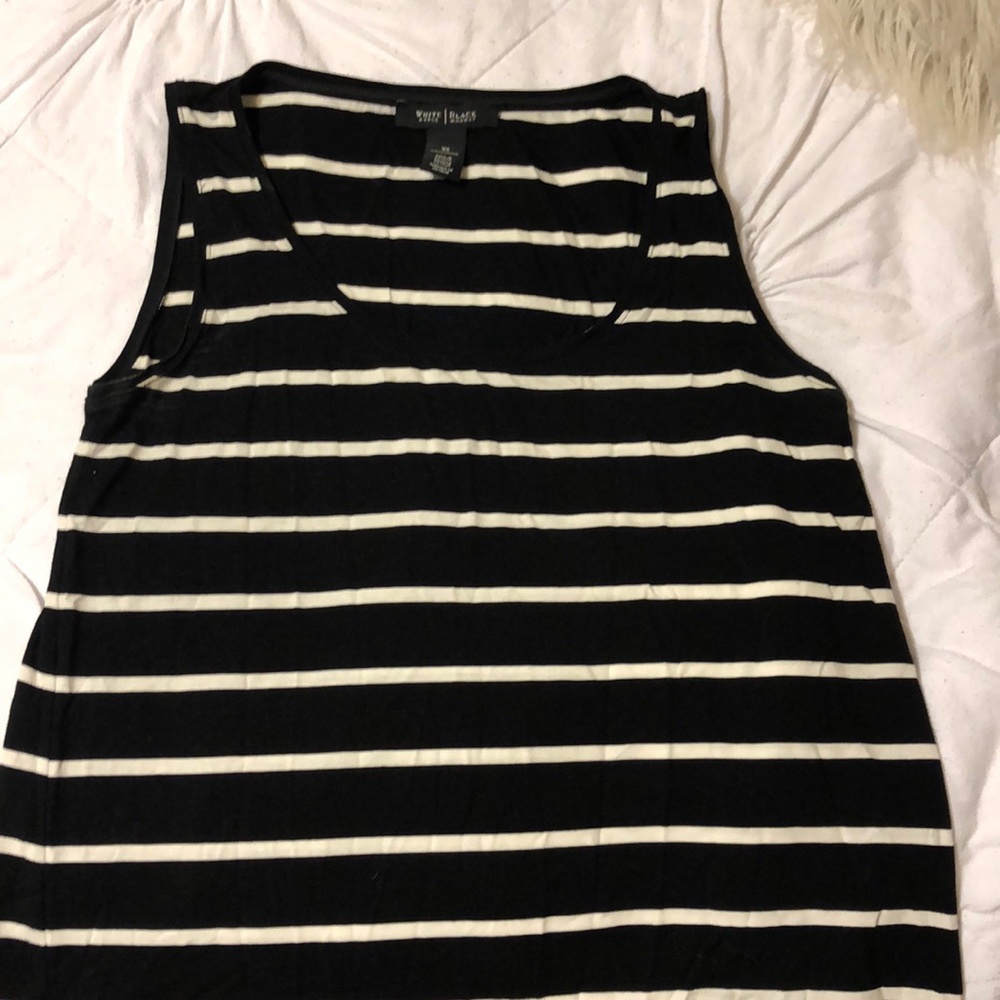 Black and white striped shirt